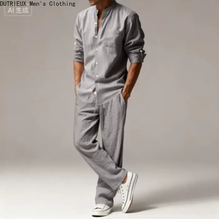 Chemise + pantalon surdimensionné à manches longues
