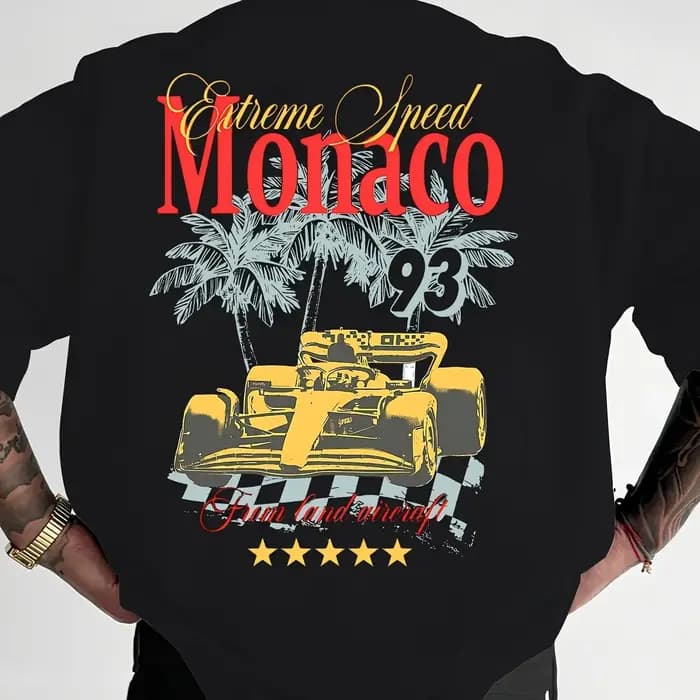 T-shirt imprimé vintage pour homme
