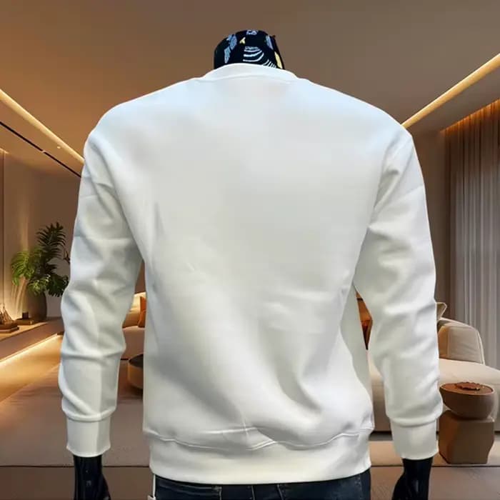 Paris décontracté mode hommes sweat à capuche col rond de haute qualité printemps automne chaud doux à manches longues T-shirts mâle maison en plein air pull