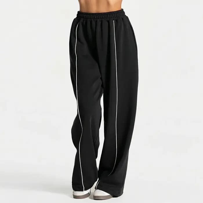 Pantalon de jogging droit pour femme, pantalon de sport tendance, pantalon de course et de yoga, pan