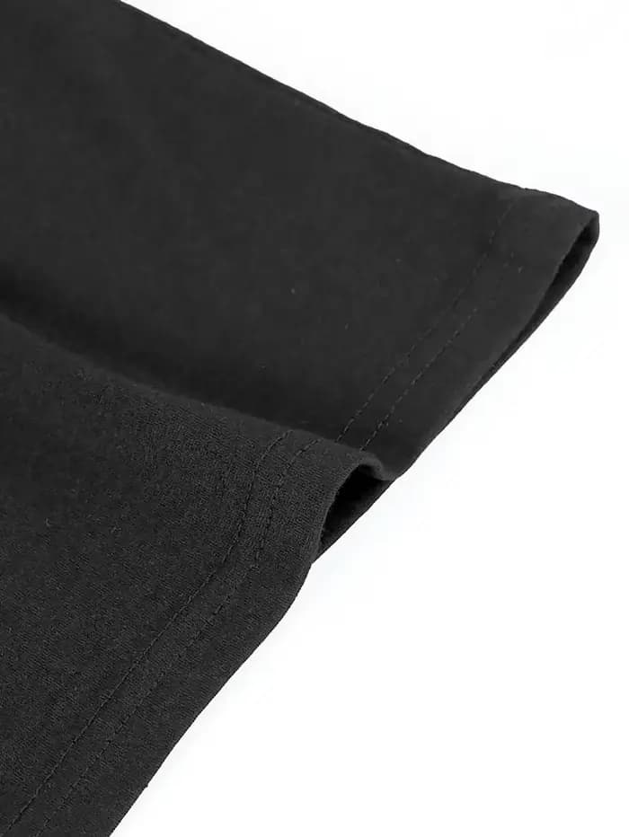 Orange imprimé femmes à manches courtes col rond t-shirt mode vêtements d'été Valencia espagne graphique