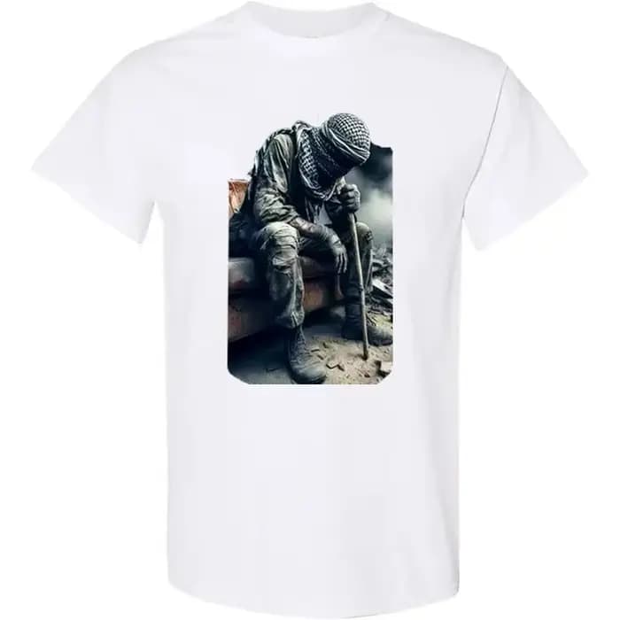 T-shirt Sinwar Nouvelle Mode Vêtements Homme Vente Chaude Manches Courtes Col Rond Memory Hamas Singwar