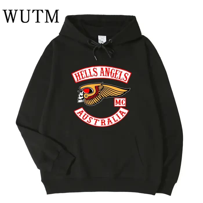 Hells Angels Australie Sweat à capuche unisexe pour homme et femme