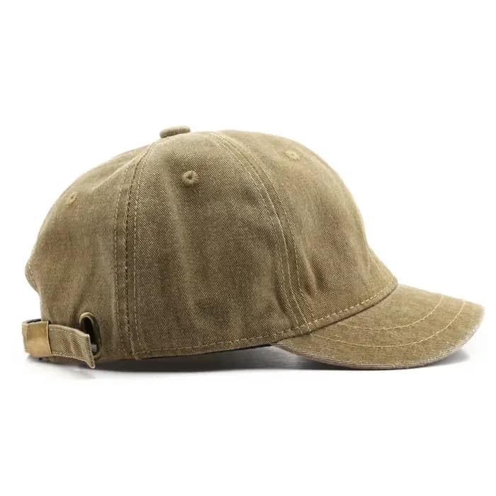 Casquette de baseball rétro à bord court pour hommes et femmes