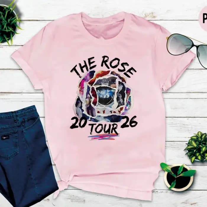 T-shirt tendance The Rose 2026 Rosetopia Tour