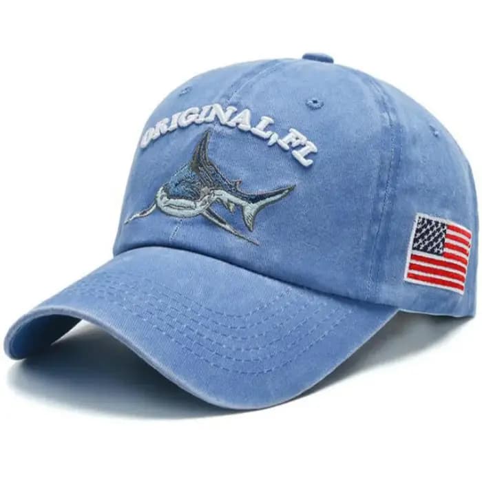 2025 nouvelle haute qualité lavage coton drapeau américain requin hommes casquette de Baseball femmes Snapback chapeaux