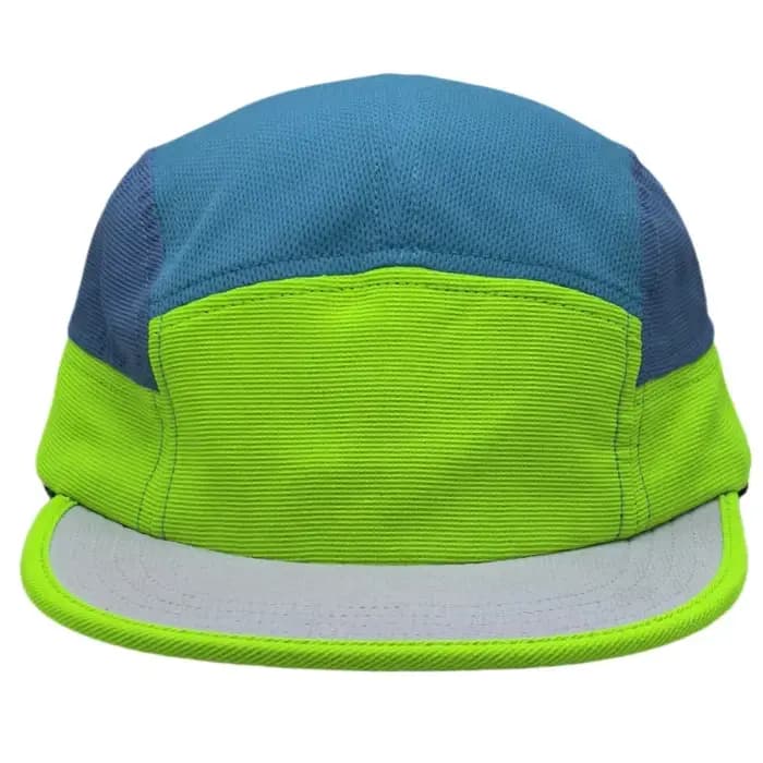 Logo personnalisé imprimé camouflage chapeau hip-hop à cinq panneaux à bords plats casquette de baseball de sport de course réglable pour hommes et femmes d'été