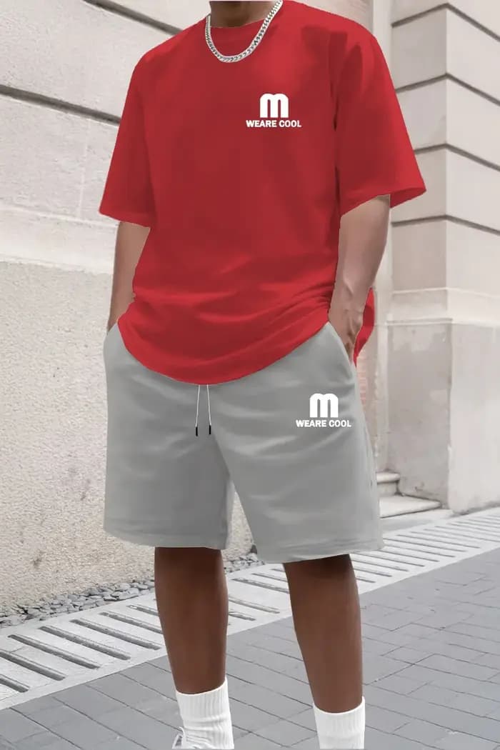 T-shirt noir pour homme à manches courtes