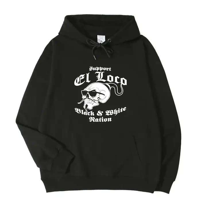 Sweat à capuche unisexe pour hommes et femmes, Hurcycles Club Mongols MC