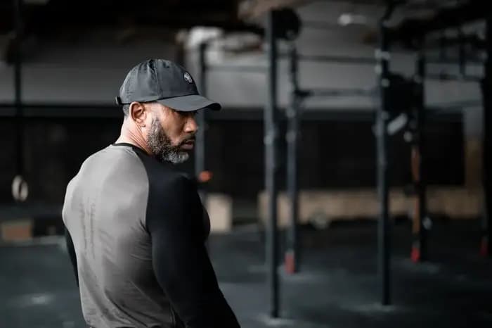 T-shirt à manches 3/4 en coton pour homme