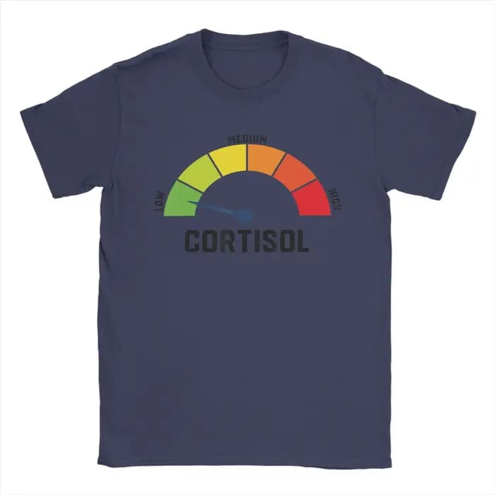 Cool Low Cortisol Levels v Meme T-Shirts pour hommes
