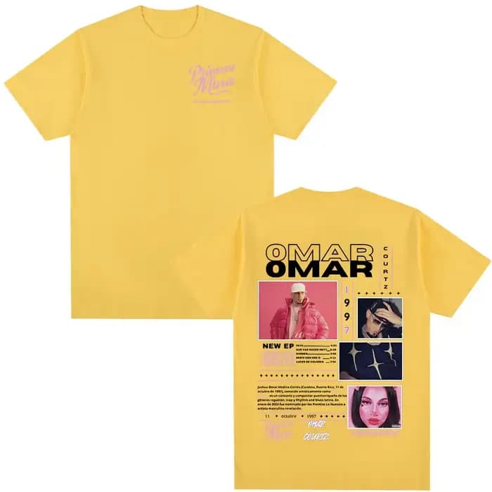 Omar Courtz Primera Musa Album Tour Merch T-shirt Hommes Femmes Vêtements Hip Hop Mode