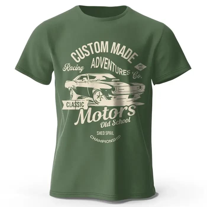 T-Shirt imprimé Motors pour hommes et femmes