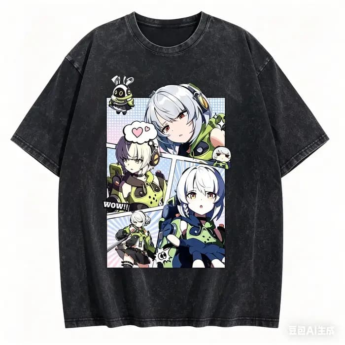 Zenless Zone Zero T-shirt délavé