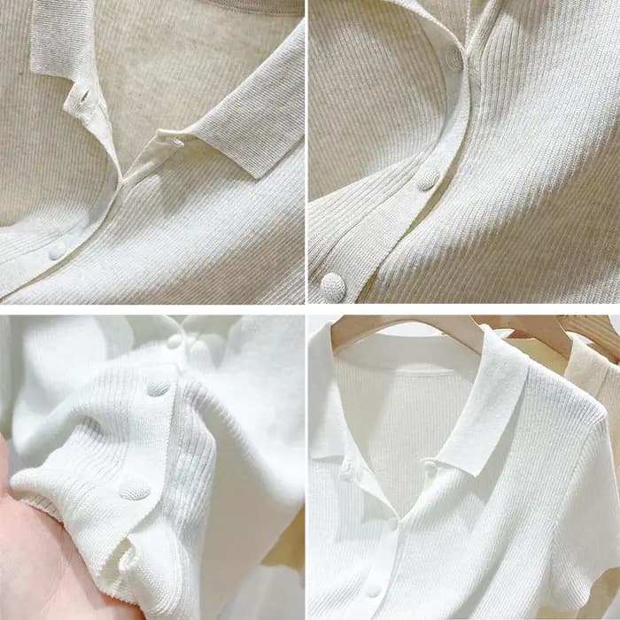 Chemises à manches courtes Femmes S-3XL Loisirs Été Basique Solide Élégant Streetwear All-match Simple 03/Harajuku Y2k
