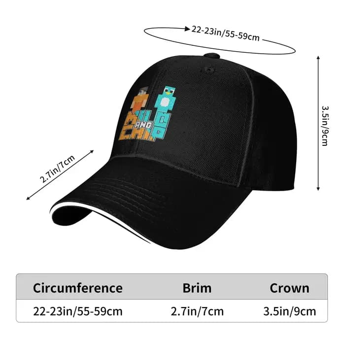 Casquette de baseball décontractée d'été Milo et Chip