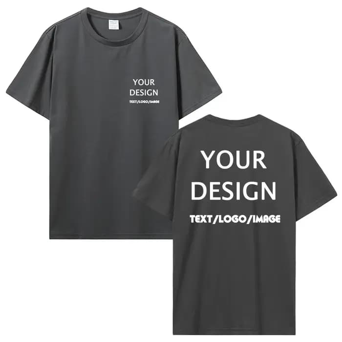 Bricolage personnalisé hommes femmes T-shirt personnaliser conception Logo