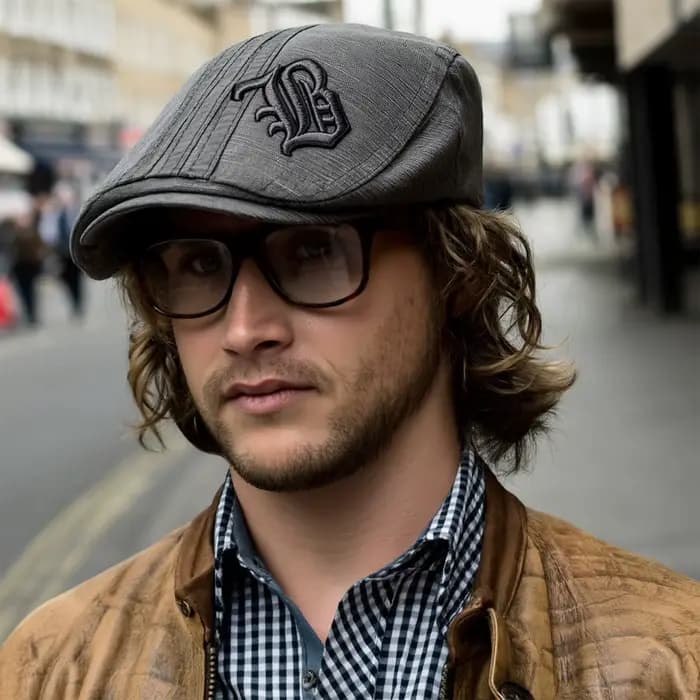 Casquettes béret en coton pour hommes