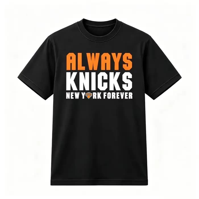 T-shirt NEW YORK FOREVER ALWAYS KNICKS pour hommes et femmes, chemises d'été en coton Y2K, à la mode