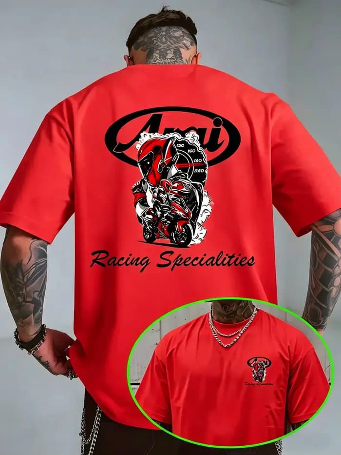 T-shirt graphique en coton pour hommes et femmes