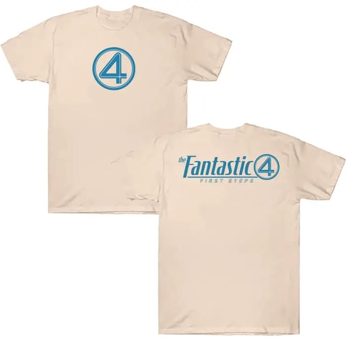 Les quatre fantastiques premiers pas T-shirts haute qualité couverture en coton cadeaux graphique t-shirt hommes femmes