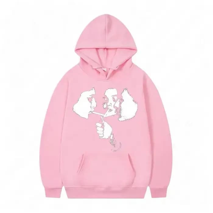 Tendances 2026 : Sweat à Capuche Sportif Homme Style Harajuku Gothique Motif Années 2000