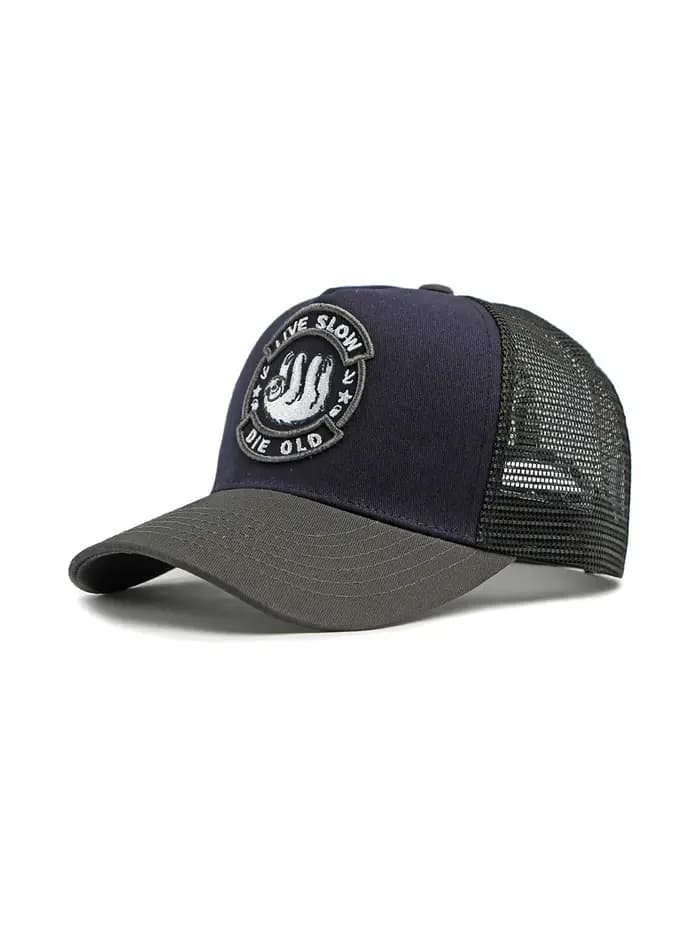 Casquette de baseball brodée en coton et maille respirante pour hommes et femmes