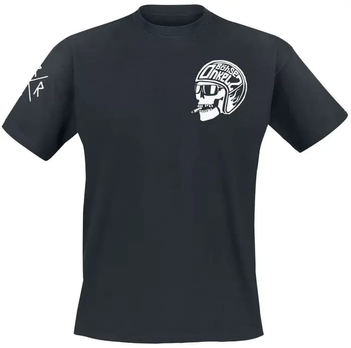 Allemand Heavy Metal Böhse Onkelz T-shirt Hommes Femmes Surdimensionné Y2k Rue Décontracté Coton Harajuku Haute Qualité Fmela Vêtements Mâle