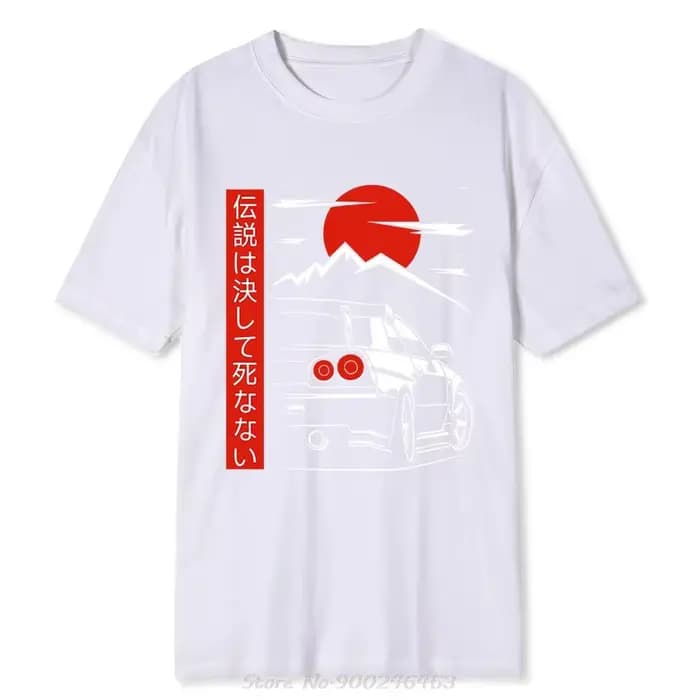 T-shirt en coton respirant à col rond pour hommes