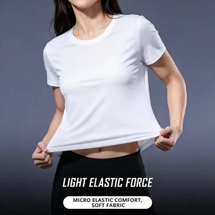 T-shirt unisexe respirant à manches courtes