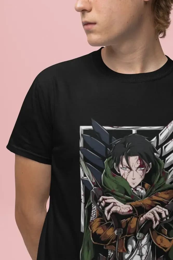 Attaque sur Titan chemise Eren Mikasa T-Shirt Levi