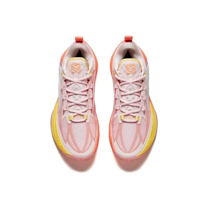 POIZON Anta Zap 1 Honey Peach TPU Chaussures de basket-ball basses pour hommes Rose 912411110Q-5