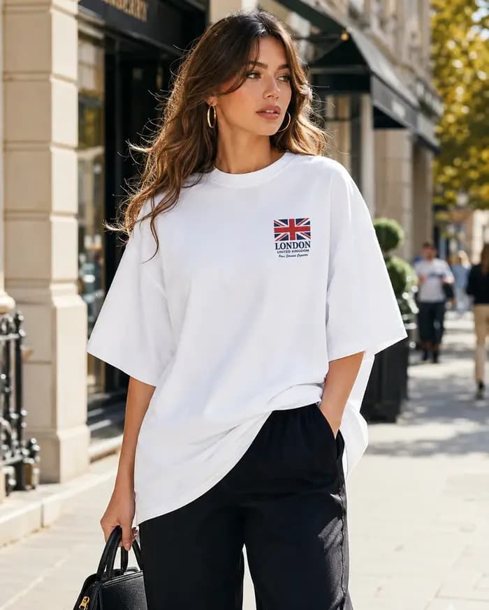 T-Shirt à manches courtes et col rond pour hommes et femmes