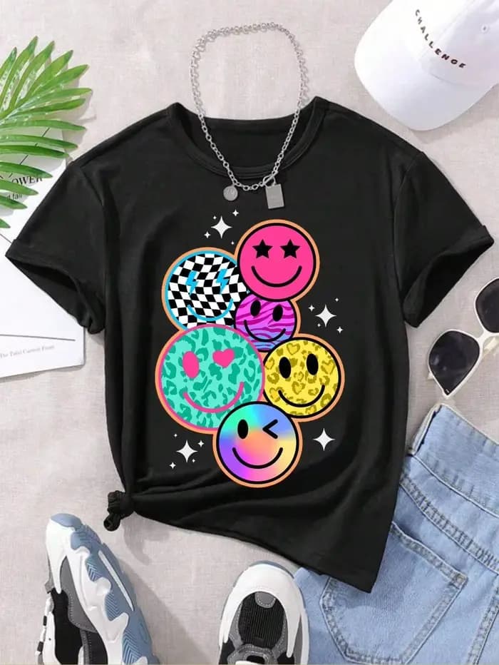 T-shirt à manches courtes pour femmes