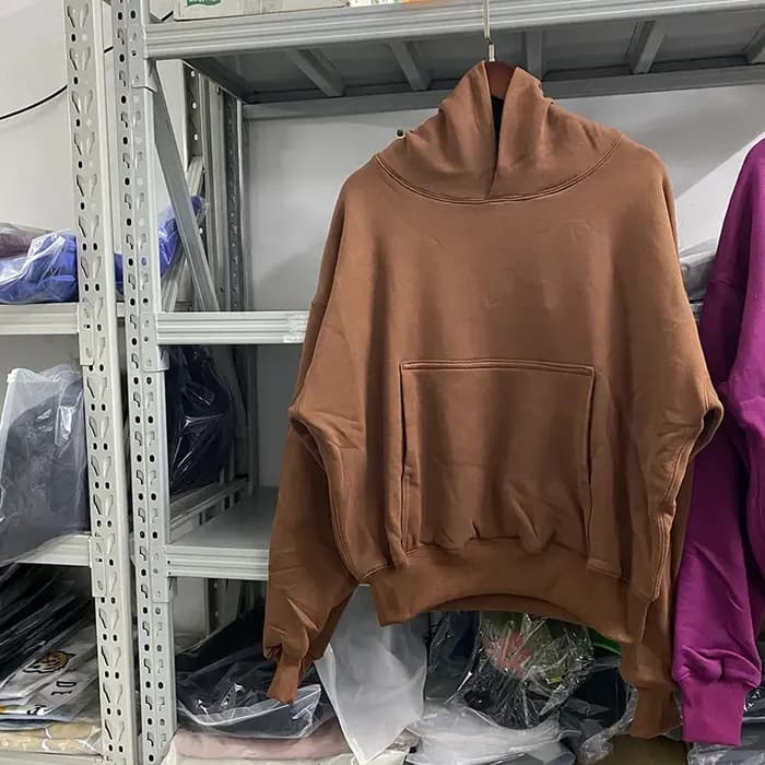 Kanye West-Sweat à capuche double couche surdimensionné pour hommes et femmes