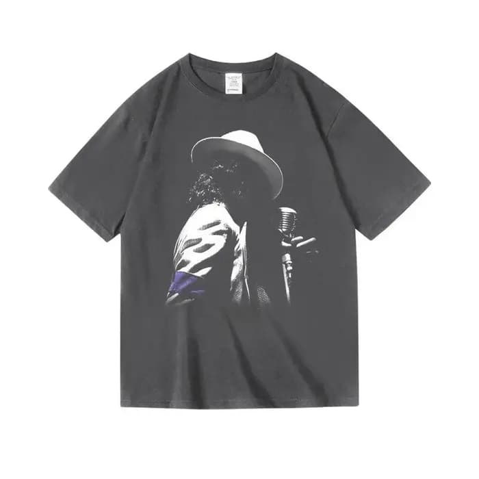 T-shirt Michael Jackson V4 2026 Nouveau Vintage Années 90 Graphique Hip Hop Streetwear Unisexe pour Hommes Femmes Cadeau Fan Haut Décontracté