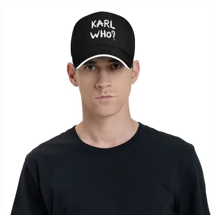 Karl Who imprimer Sandwich casquette de Baseball hommes réglable seau