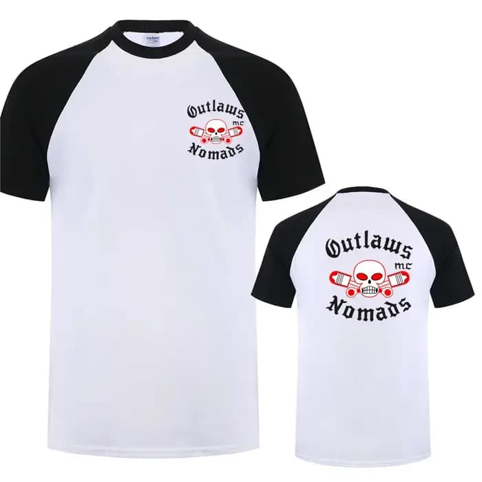 MC Outlaws Nomads T-shirt t-shirts hommes nouvel été à manches courtes coton