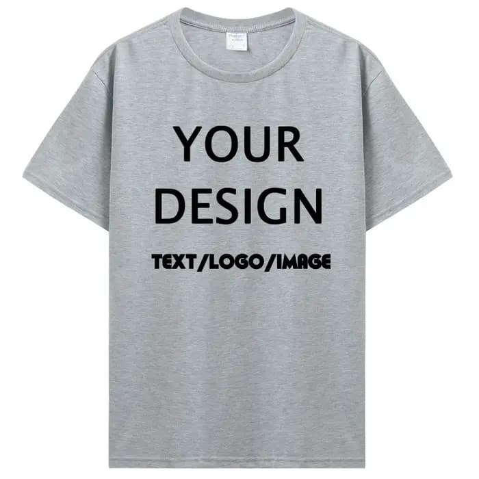Bricolage personnalisé hommes femmes T-shirt personnaliser conception Logo