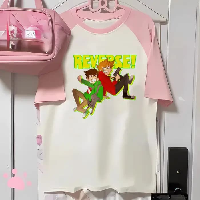 T-shirt à motifs Edsie World pour femmes, vêtements pour filles, Y2K, créateur