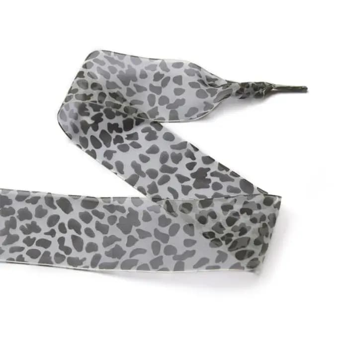 Lacets de chaussures en dentelle imprimé léopard, accessoires de mode pour chaussures, lacets décoratifs pour baskets et bottes, une paire