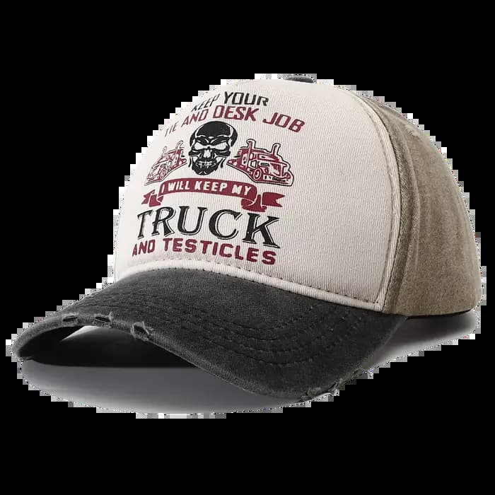 Casquette de Baseball Vintage à 5 Panneaux pour Homme et Femme