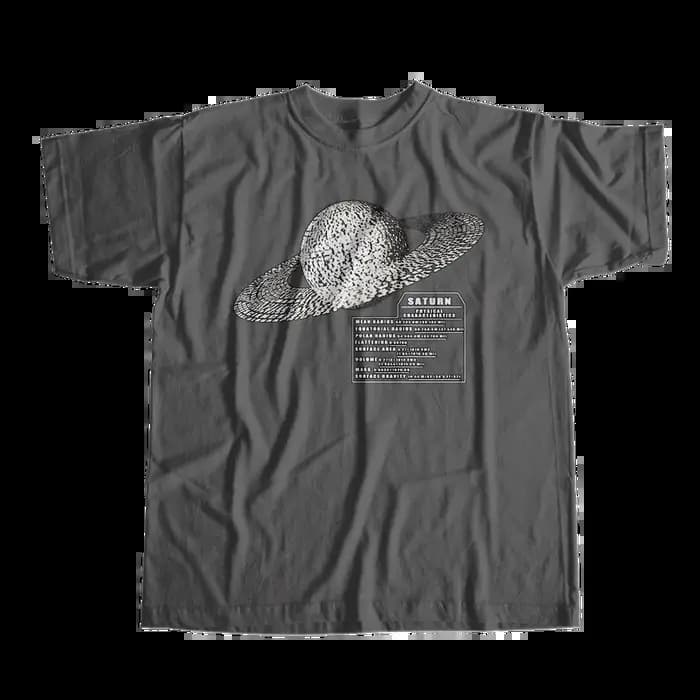 T-shirt col rond homme, 100% coton, cool, unisexe, avec impression spatiale