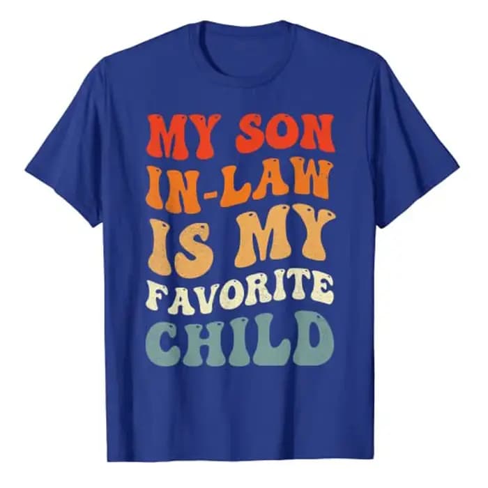Mon beau-fils est mon enfant préféré T-shirt drôle