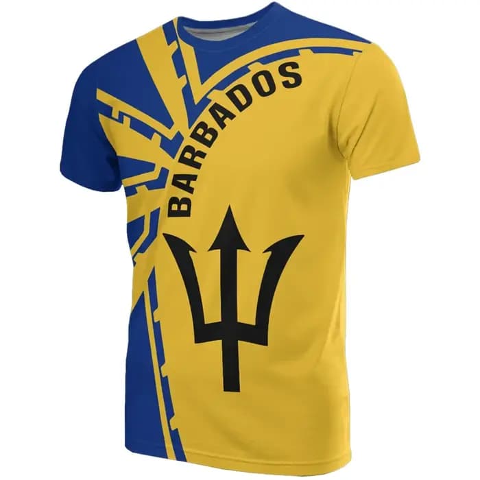 T-shirt graphique sensation de Barbade pour hommes
