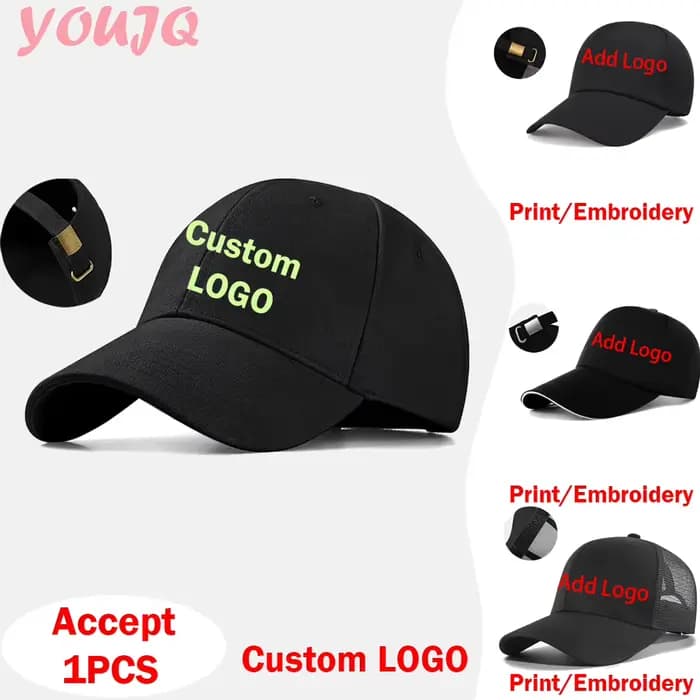 Casquettes de Baseball personnalisées pour hommes et femmes