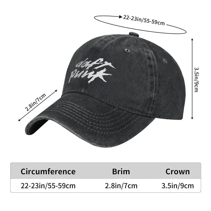 Daft Punk blanc Script casquette de Baseball décontractée Sport de plein air camionneur chapeau été haute qualité