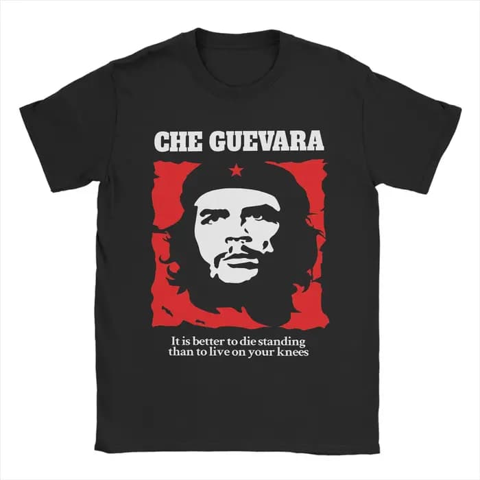 Hommes Ernesto Che Guevara Cuba t-shirt guerrilla cubaine coton vêtements génial à manches courtes col rond T-Shirts imprimés