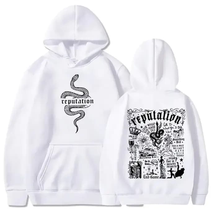 Dernière tendance Code Taylor réputation mode sweat à capuche