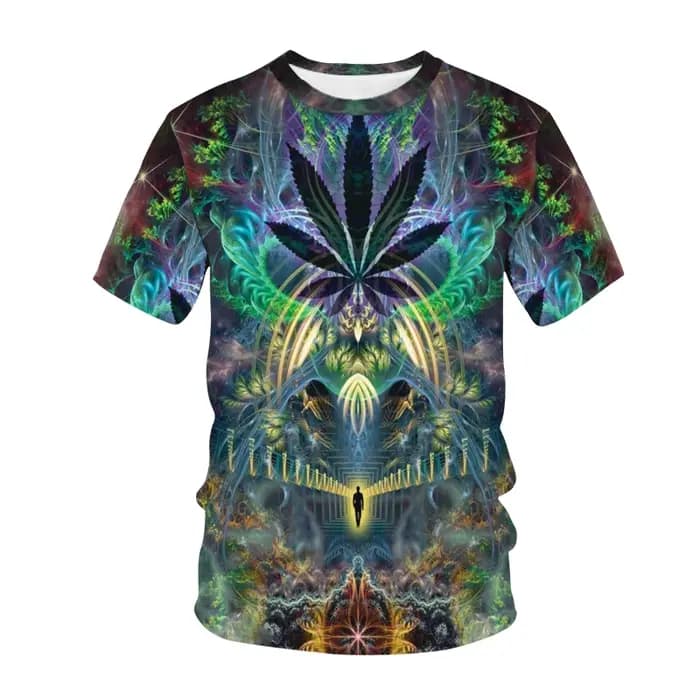 T-shirt imprimé 3D pour hommes et femmes, T-shirt Harajuku pour garçons et filles, Économie Hip Hop décontractés, Économie en cuir chevelu de chanvre vert, Weed, Mode, Respzed Y-Tees, Nouveau, 2023